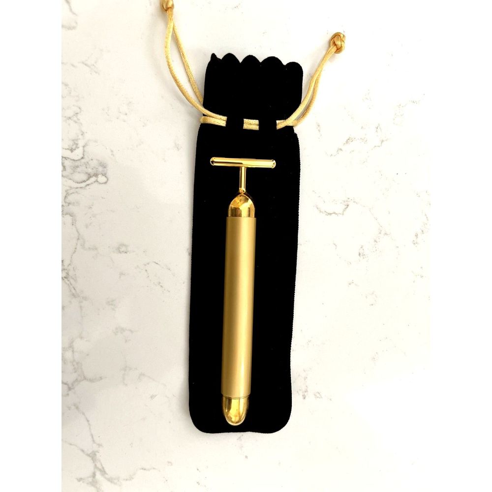 24K Gold Beauty Bar for facial sculpting, improve firmness and natural beauty
